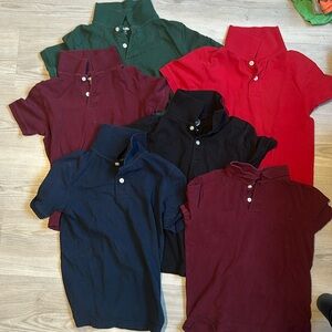 6 School Uniform Shirt Boys- size 8/10